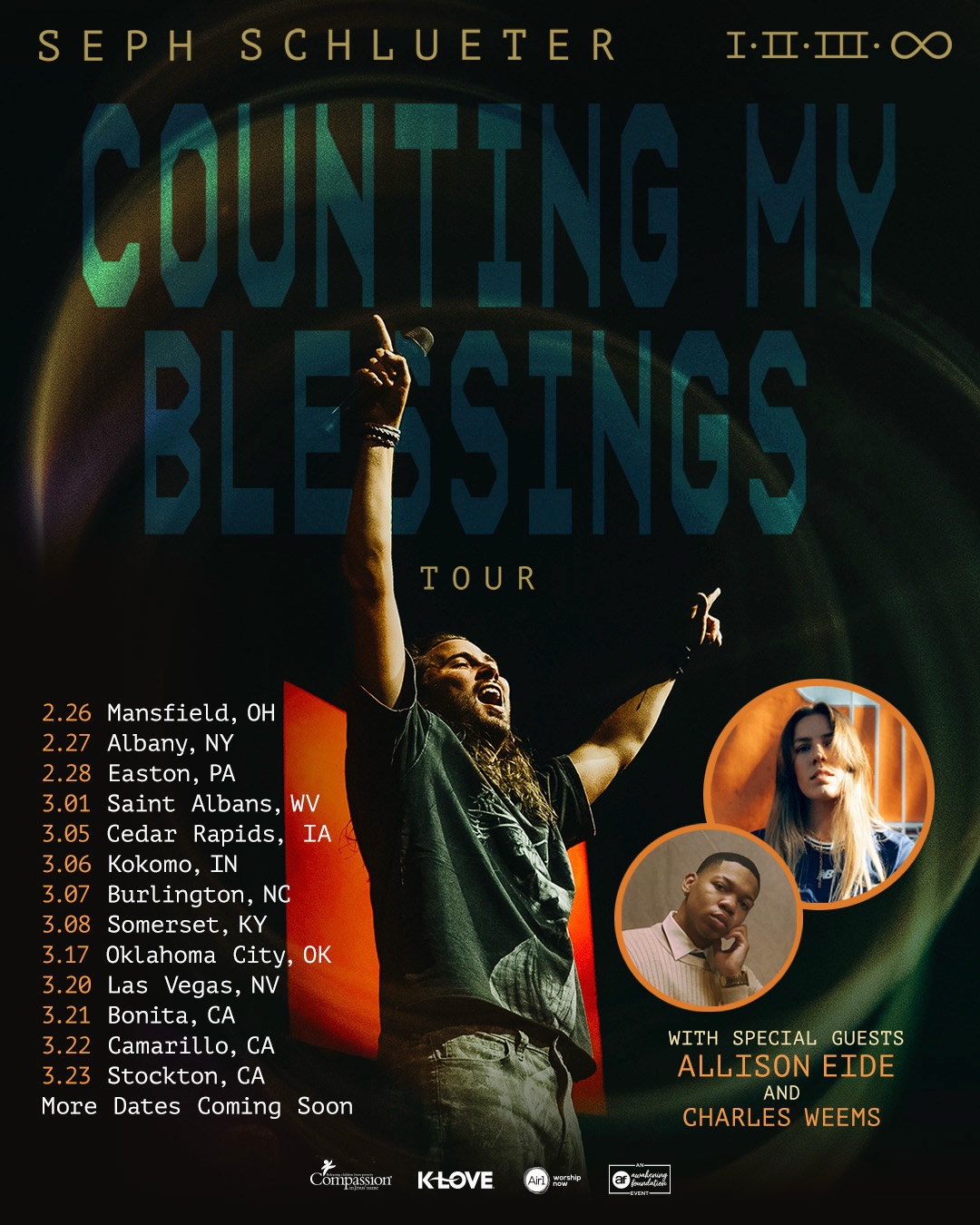 Seph Schlueter Counting My Blessings Tour Poster 2026